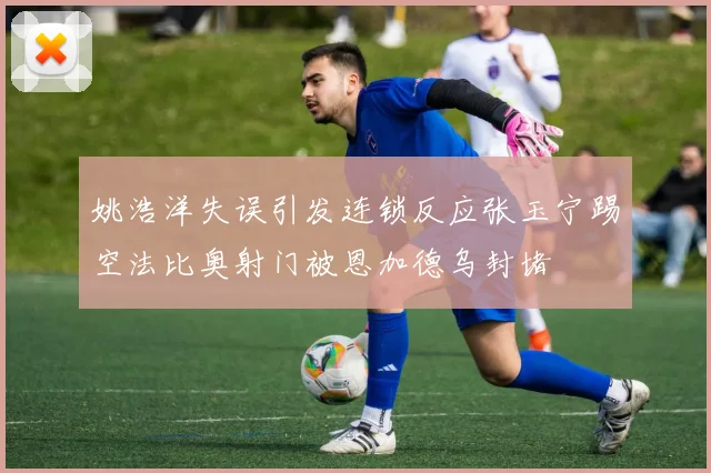 姚浩洋失误引发连锁反应张玉宁踢空法比奥射门被恩加德乌封堵