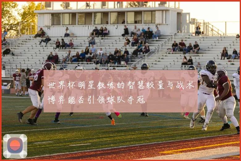 世界杯明星教练的智慧较量与战术博弈能否引领球队夺冠